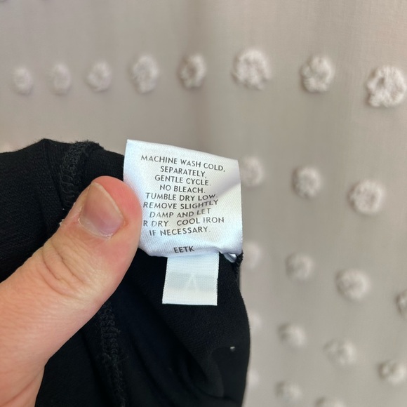 Eileen Fisher Straight Leg Pull On Pants Sz S‎ Black Business Professional - Picture 5 of 5